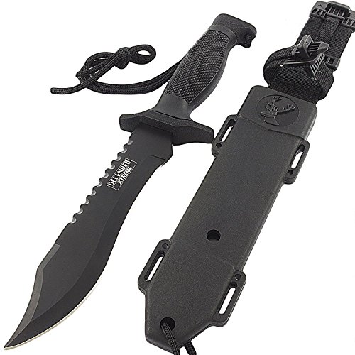 12  Tactical Bowie Survival Hunting Knife w  Sheath Military Combat Fixed Blade