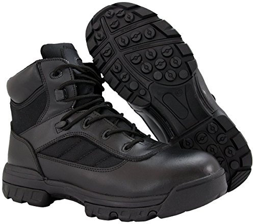 6  Ryno Gear Tactical Combat Boots with CoolMax Lining (Black) (9)