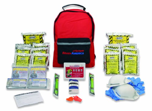 Ready America 70280 Emergency Kit  2-Person  3-Day Backpack