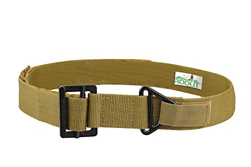 Rodut Survival Tactical Belt Military Belt CQB Rigger's Belt (Desert Sand Brown  Large)
