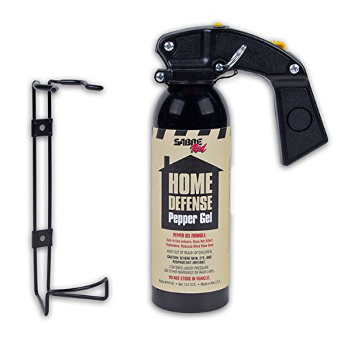 Sabre Red Pepper Gel - Police Strength - Family  Home   Property Defense Gel Wall Mount Bracket