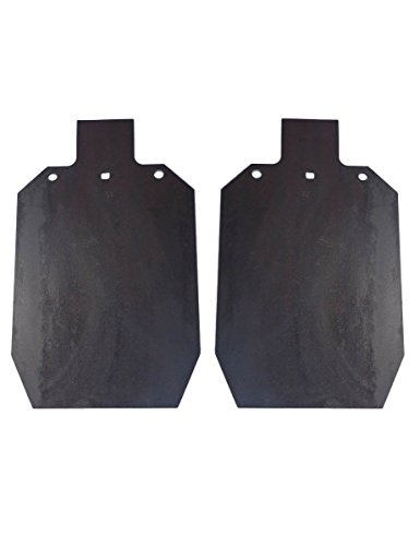 Tactical Scorpion Gear TSG-GG1220-2 AR500 12  x 20  IDPA ISPC 3 8  Steel Shooting Target Gong Laser Cut - Lot Of Two
