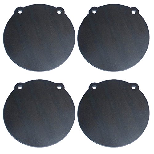 Tactical Scorpion Gear TSG-GG84 Set Of Four AR500 8  x 3 8  Steel Shooting Target Gong Laser Cut