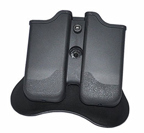 Tactical Scorpion Gear TSG-MPP2 Polymer Modular Double Magazine Pouch Taurus Beretta Springfield Ruger Walther - Black