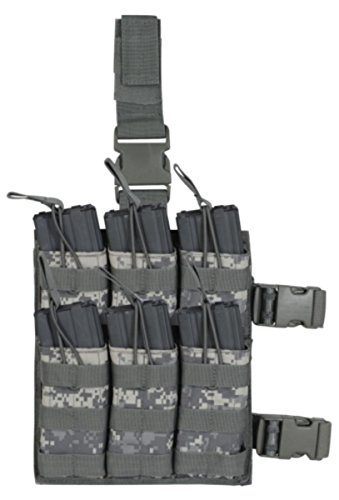 VooDoo Tactical 20-9319075000 M4 M16 6 Mag Drop Leg Shingle  Army Digital