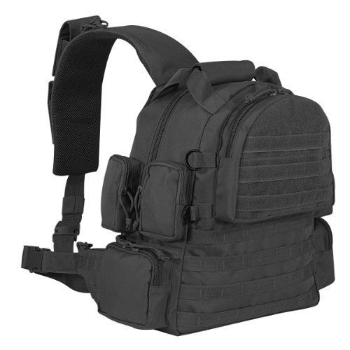 VooDoo Tactical Sling Backpack Gear Bag  Black