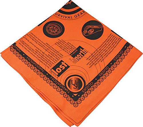 WG02414-BRK Survival Bandana Orange