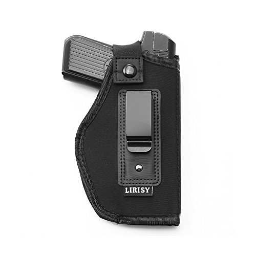 LIRISY Inside The Waistband Holster   Gun Concealed Carry IWB Holster   Fits S W M P Shield GLOCK 26 27 29 30 33 42 43   Springfield XD XDS Ruger LC9   All Similar Handguns