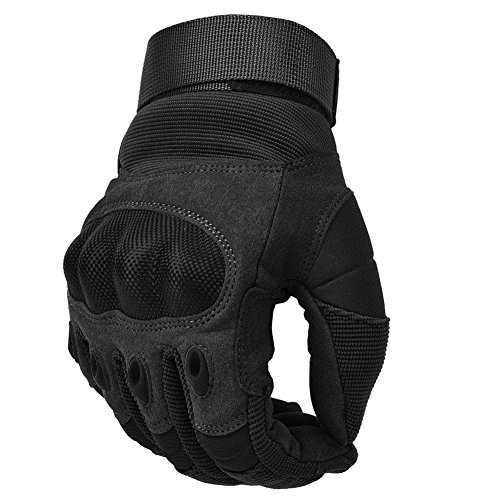 Military Hard Knuckle Tactical Gloves Motorcycle Gloves Motorbike ATV Riding Army Combat Full Finger Gloves for Men Airsoft Paintball Black Medium 1 Military Hard Knuckle Tactical Gloves Motorcycle Gloves Motorbike ATV Riding Army Combat Full Finger Gloves for Men Airsoft Paintball Black Medium