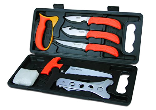Outdoor Edge WildPak  WP-2  Field Butchering Kit for Big Game Hunting (8 Pieces)