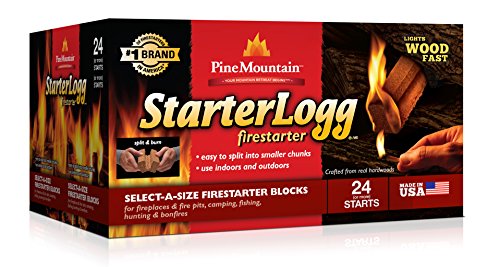Pine Mountain Firestarters StarterLogg Firestarting Blocks  24 Starts (6 packs of 4)