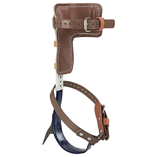 Tree Climber Set  Includes Cushioned Pads  Straps  Leg Irons  Stirrups  Gaff Hooks Klein Tools CN1907ARL