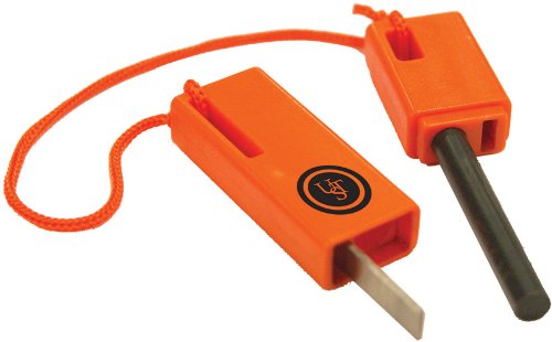 UST SparkForce Fire Starter with Durable Construction and Lanyard for Camping  Backpacking  Hiking  Emergency and Outdoor Survival