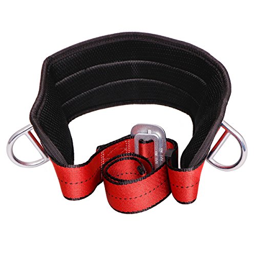 Xben Portable Safety Belt Fall Arrest Kit  With Hip Pad and 2 D Rings  Personal Protective Equipment Safety Climbing Harness
